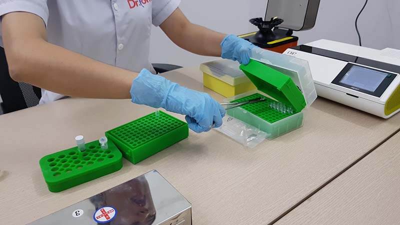 Xét nghiệm PCR phát hiện sớm bệnh trên tôm càng xanh