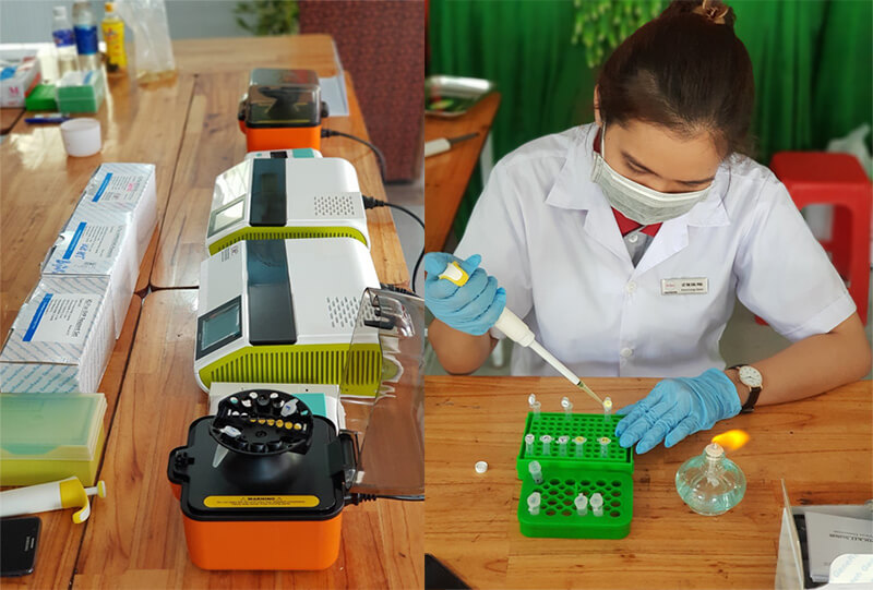 Máy PCR được ứng dụng trong phòng thí nghiệm