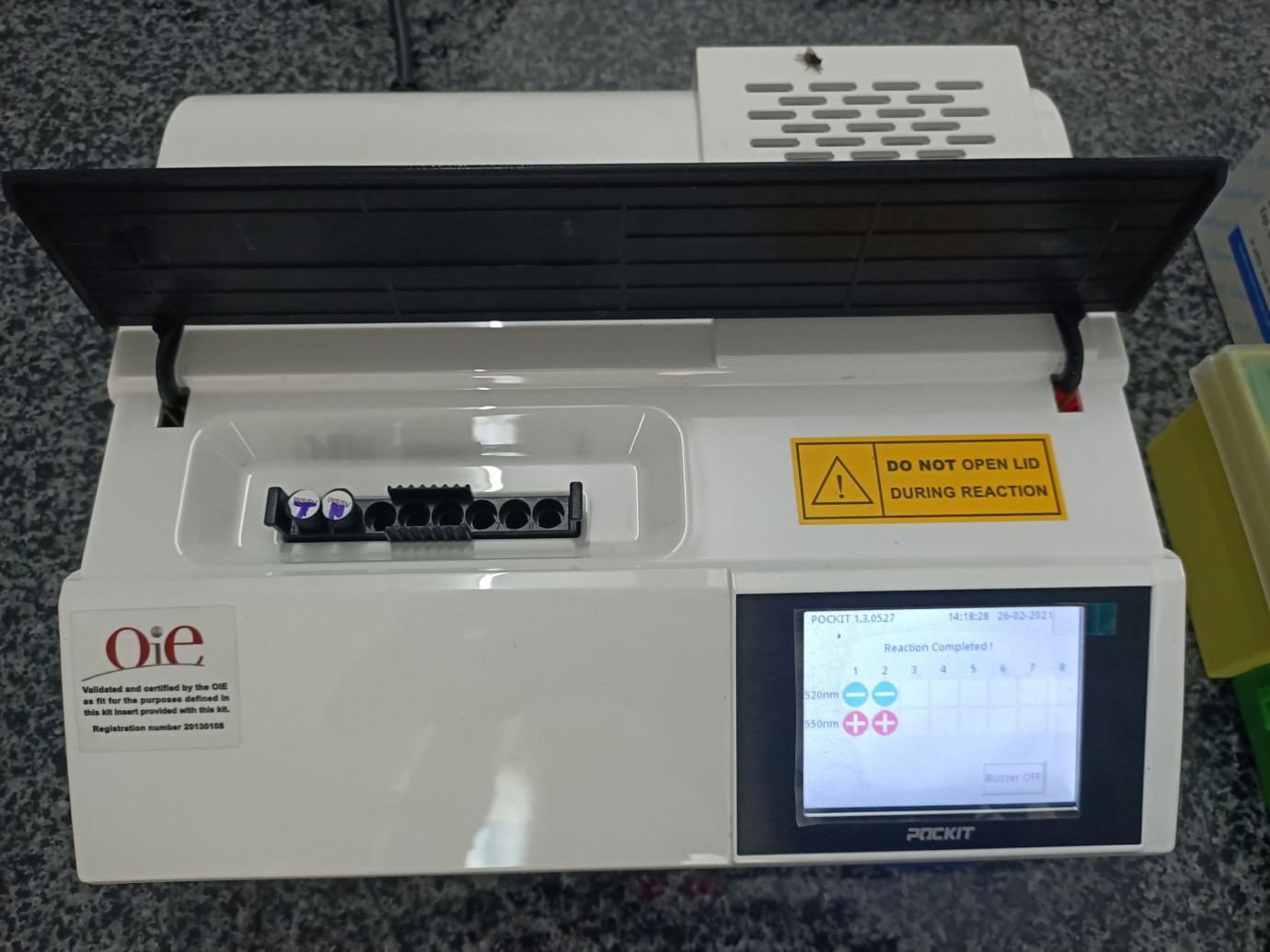Chương trình hỗ trợ xét nghiệm bệnh tôm bằng máy PCR POCKIT 5