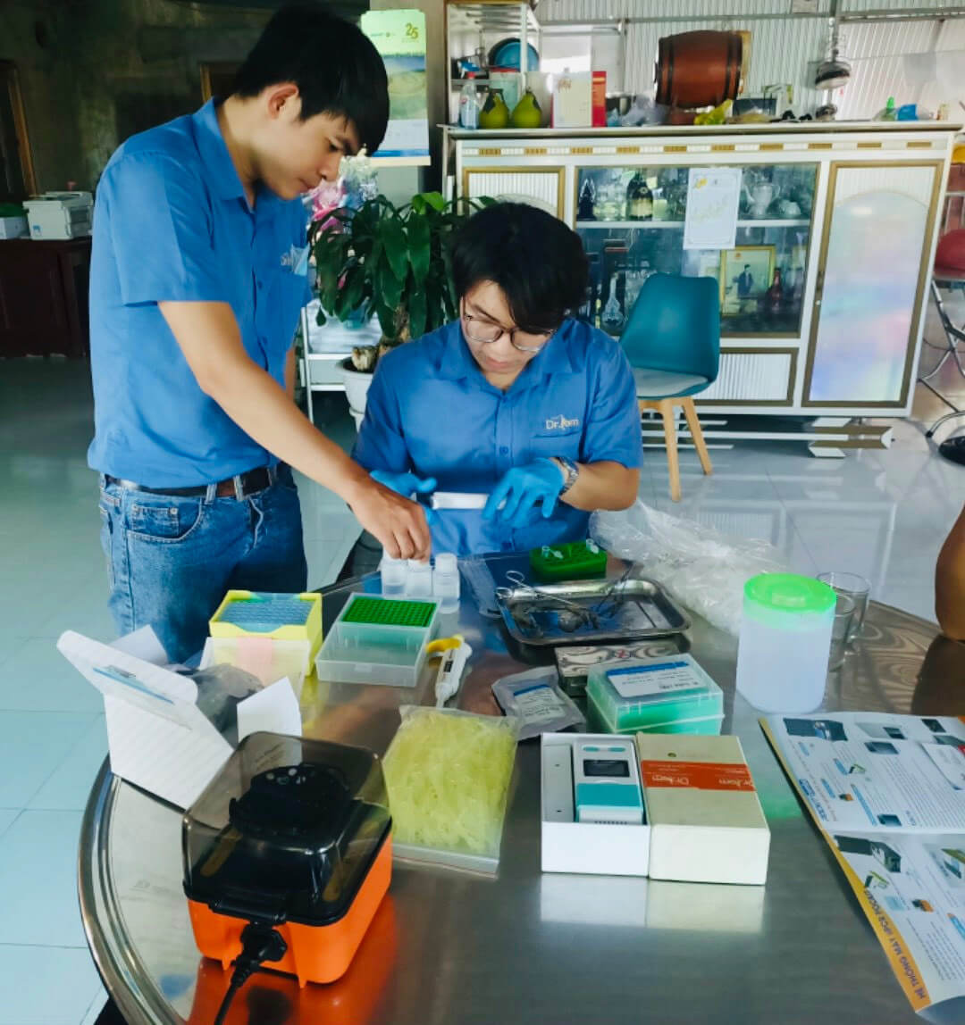 Chương trình hỗ trợ kiểm tra bệnh bằng máy PCR POCKIT 3